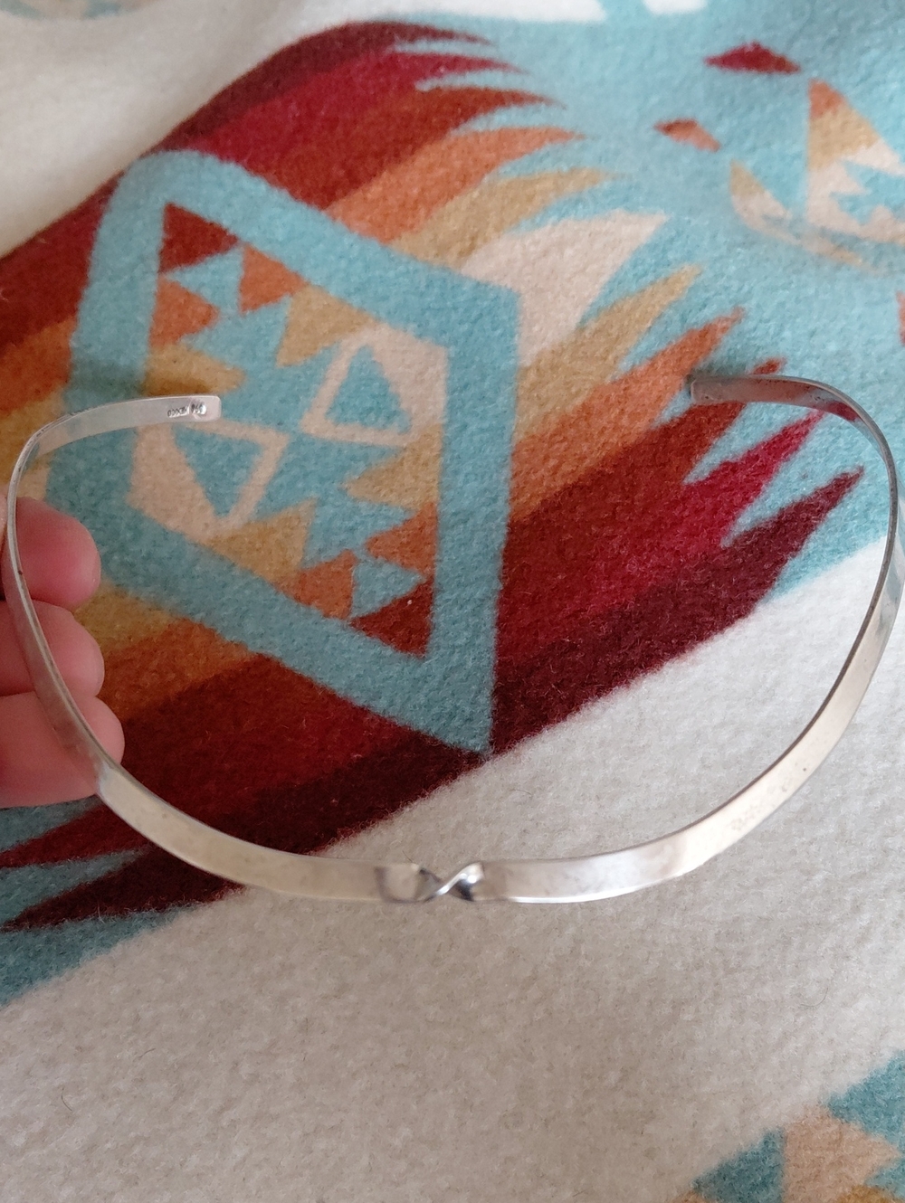 950 Sterling Silver Collar Necklace